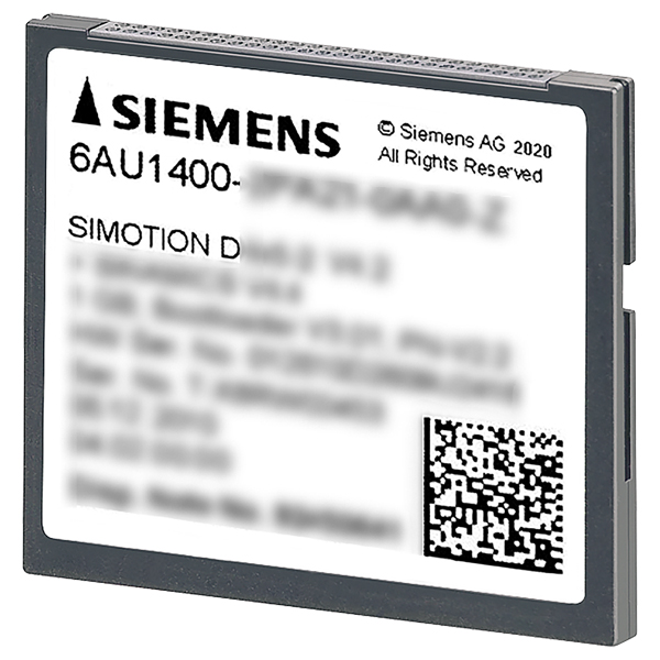 6AU1400-2PA02-0AA0 New Siemens SIMOTION Drive-based 1 GB CompactFlash Card